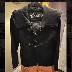 Guess pea coat jacket